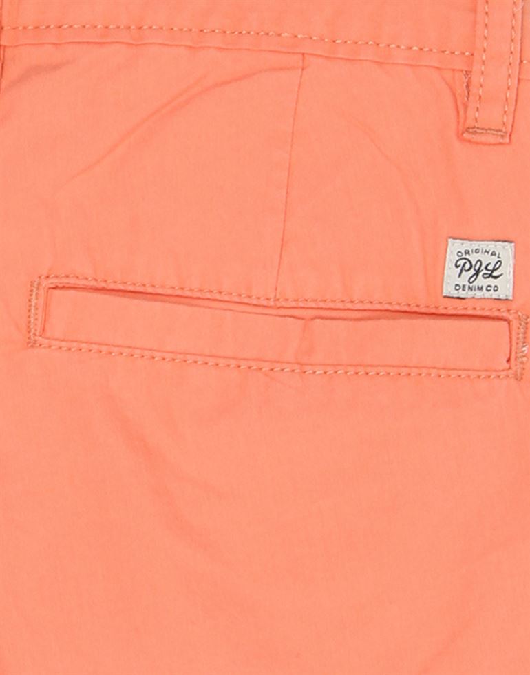 Pepe Jeans Boys Solid Orange Shorts